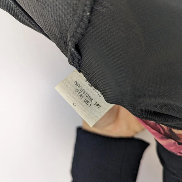 Vintage 80- 90's Y2K LINDISSIMA sz 6 Floral Maxi Gown Dress Open Back Chiffon - Picture 12 of 13